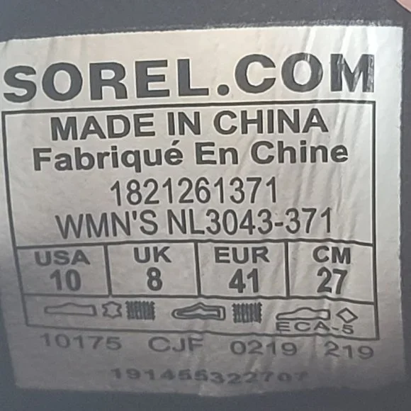 Sorel Lexie Wedge Women's Hiker Green Boots US Size 10 NWT - Picture 13 of 13